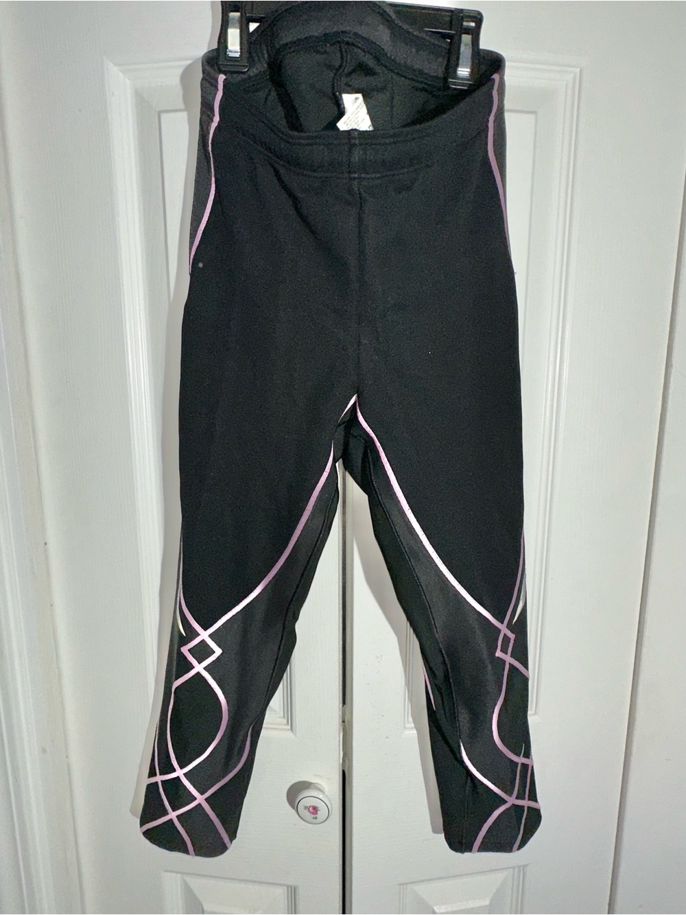 cw-x stabilyx Compression Capri Leggings Crop M Black Ankle AA26